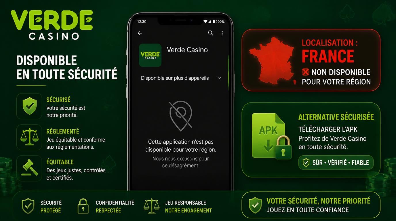 TĂ©lĂ©phone Android montrant que lâapp est indisponible pour la rĂ©gion, icĂŽnes de lĂ©galitĂ© française